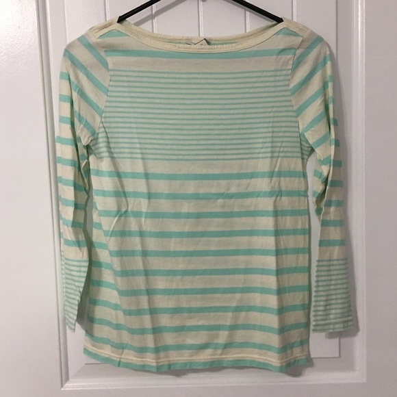 Fossil Blue Stripe Boat Neck Shirt - Picture 1 of 3